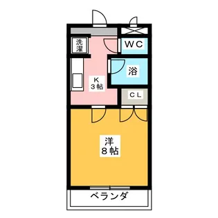 セントラル ヴィレッジ【2階】の間取り