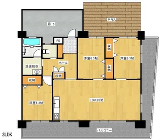 カーサSK【6階】の間取り