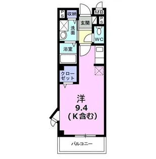 アームズTAKAMI A【2階】の間取り