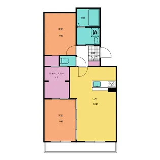 アヴェニール【1階】の間取り