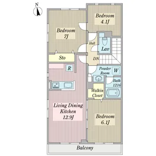 アリビオの間取り