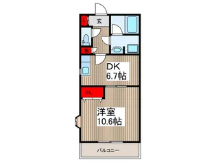 レキシントンマンション安行【3階】の間取り