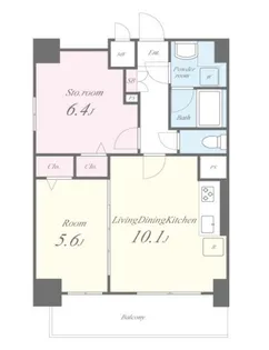 カサ・フェリーチェ【7階】の間取り