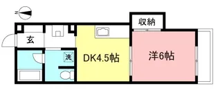 エスポワール成城【1階】の間取り