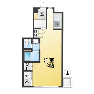 ニューカトレアハイツ【4階】の間取り