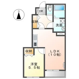 フォレストハイム TAKEO【1階】の間取り