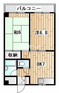 レジデンス東寺尾【1階】の間取り