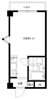 メゾネット原宿【4階】の間取り