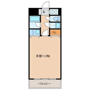 インペリアルKAKU【5階】の間取り