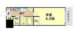 エステムコート梅田・天神橋リバーフロント【2階】の間取り