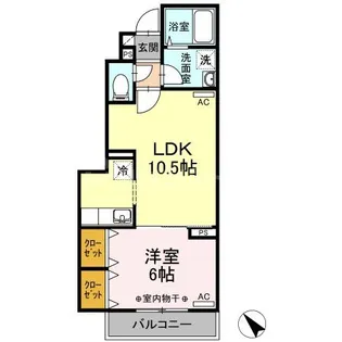 グリーンコート【1階】の間取り