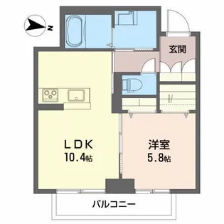 ベアーレ【3階】の間取り