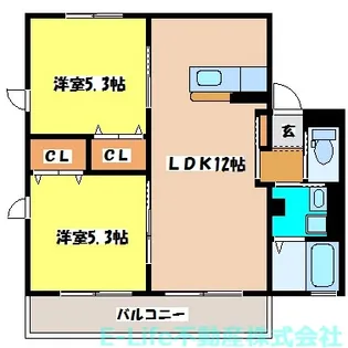 グランソレイユ【2階】の間取り