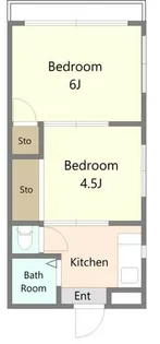 山形コーポ【2階】の間取り