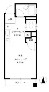 フェルメール【2階】の間取り