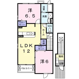 ドルチェ【2階】の間取り