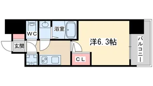 セレニテ梅田北アリエ壱番館【4階】の間取り