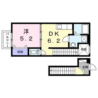 ベルオーブII【2階】の間取り