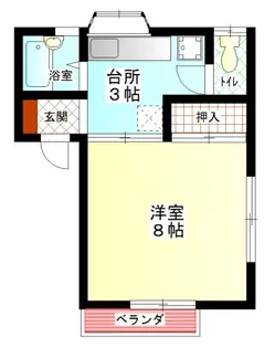 メゾン美の越 C棟【2階】の間取り