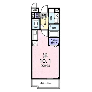 プリムローズ II【3階】の間取り