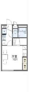 レオパレスカシオペア【2階】の間取り