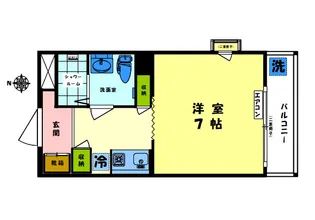 小塚ハイツ【1階】の間取り