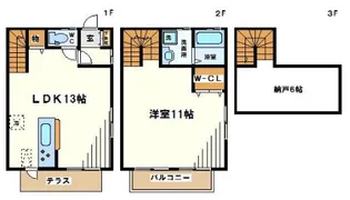 ガーデンハウスSKII【1階】の間取り