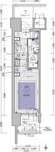 エステムプラザ梅田・中崎町IIIツインマークス ノースレジデンス【3階】の間取り