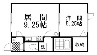 ハイツリビオン【2階】の間取り