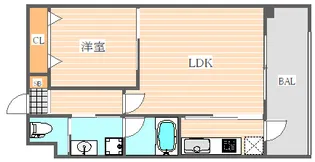 S-FORT筑紫通り【3階】の間取り