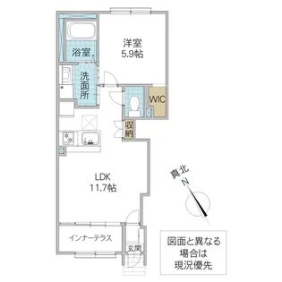 Primaverina B棟【1階】の間取り