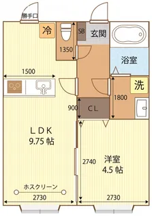 Renoarte East【2階】の間取り
