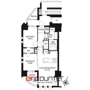 ジオイド三番町【3階】の間取り