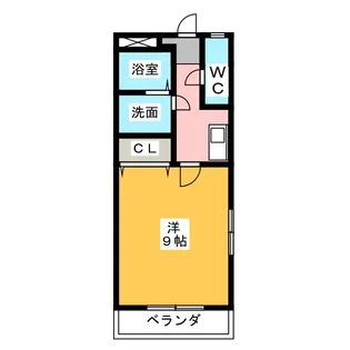 ハートヒル外新【1階】の間取り