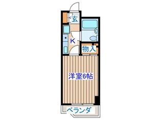 ダイアパレスプレステージ上杉【4階】の間取り