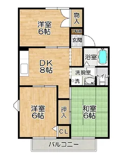 セジュール進伸【2階】の間取り