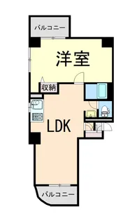 サンパレス21六甲II【2階】の間取り