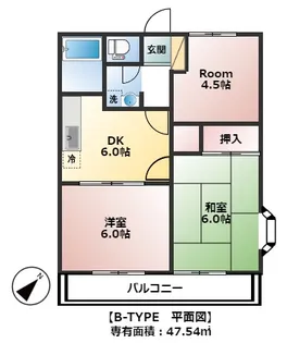 サンライフ小手指B・C【1階】の間取り