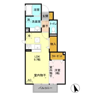 アメニティー【1階】の間取り