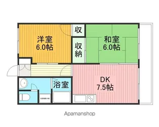 アスカハイツ【4階】の間取り