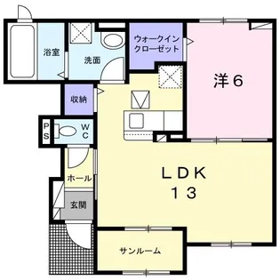ノイ ライゼ【1階】の間取り