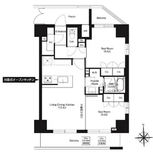 HF正光寺赤羽レジデンスII【14階】の間取り