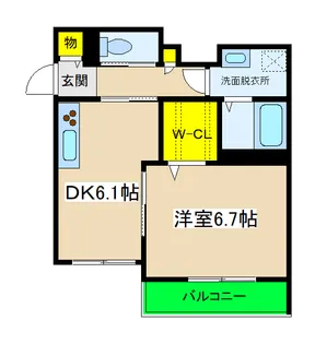 ラ・ルーチェ【3階】の間取り