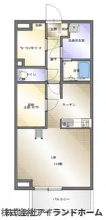 ヒルズサウスタワー【3階】の間取り