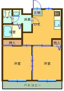 第2さくらレジデンスB棟【2階】の間取り