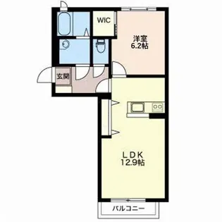 ルガル デ アンナ【2階】の間取り