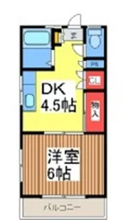 栄ハイツ【2階】の間取り