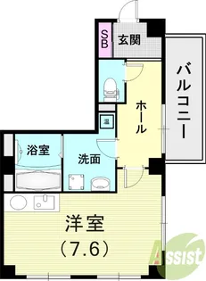 SORA住吉【2階】の間取り