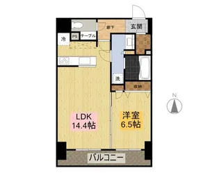 ブレシア銀座イースト【12階】の間取り