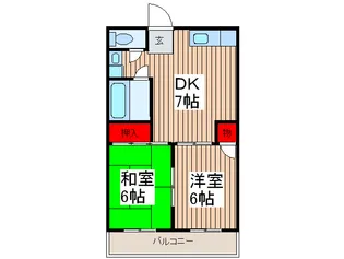 つくだコ-ポ【2階】の間取り